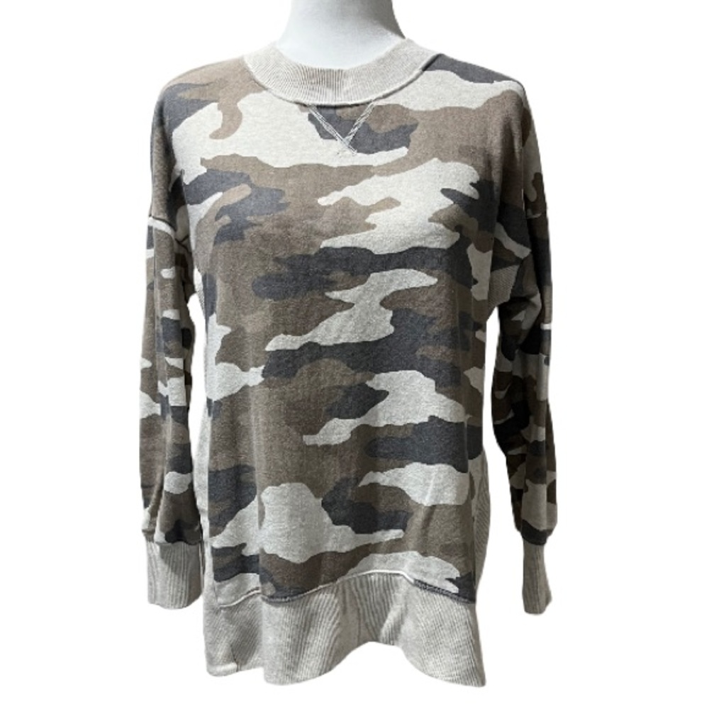 Aerie Camouflage Oversized Sweatshirt Size Small